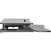Poste de travail assis-debout Goya, Mod&egrave;le de bureau, 22" h x 31-1/2" la x 24" p, Noir Seagulf Marine Industries Inc.
