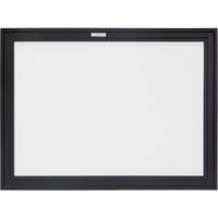 Black MDF Frame Whiteboard, Dry-Erase/Magnetic, 24" W x 18" H Seagulf Marine Industries Inc.