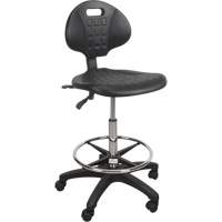 Heavy-Duty Ergonomic Stool, Mobile, Adjustable Height, 250 lbs. Capacity Seagulf Marine Industries Inc.