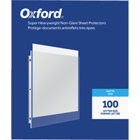 Oxford&reg; Heavyweight Non-Glare Sheet Protectors Seagulf Marine Industries Inc.