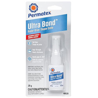 Ultra Bond Fast Drying Super Glue Adhesive, 20 g, Bottle, Clear Seagulf Marine Industries Inc.