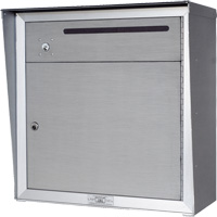 Collection Box, Wall -Mounted, 12-3/4" x 16-3/8", 2 Doors, Aluminum Seagulf Marine Industries Inc.