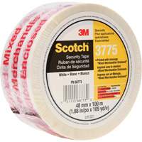 Scotch&reg; 3775 Box Sealing Tape with Message, Hot Melt Adhesive, 2 mils, 48 mm (1-22/25") x 100 m (328') Seagulf Marine Industries Inc.