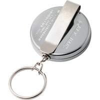 Original Series Retractable Keychain, Chrome, 24" Cable, Belt Clip Attachment Seagulf Marine Industries Inc.