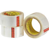 Scotch&reg; 375 Box Sealing Tape, Hot Melt Adhesive, 3.2 mils, 48 mm (1-22/25") x 50 m (164') Seagulf Marine Industries Inc.
