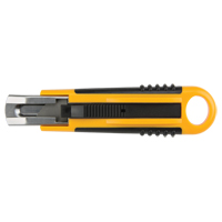 Couteau autor&eacute;tractable ATK1000, 18 mm, Acier au carbone, Prise en Plastique Seagulf Marine Industries Inc.