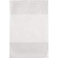 White Block Poly Bags, Reclosable, 12" x 9", 2 mils Seagulf Marine Industries Inc.