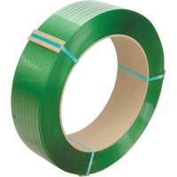 Feuillard, Polyester, 5/8" la x 4000' lo, Vert, Calibre Manuel Seagulf Marine Industries Inc.