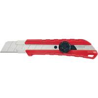 Snap-Off Knife, 25 mm, Carbide, Rubber/Polypropylene Handle Seagulf Marine Industries Inc.