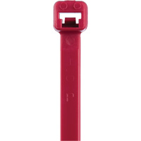 T Series Cable Ties, 8" Long, 50 lbs. Tensile Strength, Red Seagulf Marine Industries Inc.