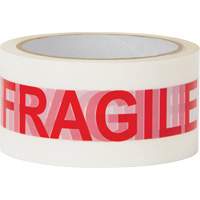 Ruban d'emballage Fragile, Adh&eacute;sif Thermofusible, 2 mils, 48 mm (2") x 100 m (328') Seagulf Marine Industries Inc.