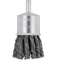 Brosse &agrave; embouts &agrave; fils nou&eacute;s torsad&eacute;s mont&eacute; sur mandrin, 1-1/8" dia. x 1/4" arbre Seagulf Marine Industries Inc.