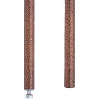 MONTANT ETAGERE STYLISEE34 1/2"H,CUIVRE MARTELE Seagulf Marine Industries Inc.