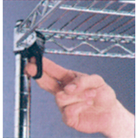 ETAGERE,4 TABL18X36X63,CHROME,800LB/TABL., Tiers 4, 36" la x 63" h x 18" p Seagulf Marine Industries Inc.