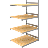 Wide Span Record Storage Shelving, Steel, 4 Shelves, 42" W x 32" D x 84" H, Add-On Kit Seagulf Marine Industries Inc.