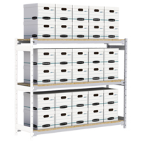 &eacute;tag&egrave;re-classeur de grande largeur, Acier, 3 Tablettes, 72" la x 18" p x 60" h, Ensemble Ajout Seagulf Marine Industries Inc.