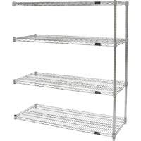 &eacute;tag&egrave;res robustes en treillis chromat&eacute;, Ensemble Ajout, Tiers 4, 30" la x 54" h x 14" p Seagulf Marine Industries Inc.