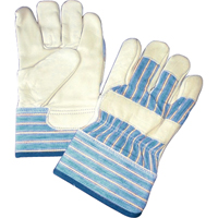 Gants doubl&eacute;s, Taille unique, Paume en Cuir fleur de vache, Doublure en Molleton de coton Seagulf Marine Industries Inc.