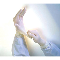 QRP Qualatex&reg; Miracle Grip Examination Gloves, Medium, Latex, 6-mil, Powder-Free, White Seagulf Marine Industries Inc.