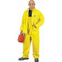 Lightweight Flame Retardant Rainsuit, Large, High Visibility Yellow Seagulf Marine Industries Inc.
