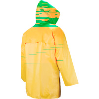 Neo-Slick Chemical & Acid Resistant Rain Jacket, 4X-Large, Yellow, Neoprene Seagulf Marine Industries Inc.