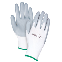 Gants l&eacute;gers enduits et respirants, 8/Moyen, R&ecirc;vetement Mousse de nitrile, Calibre 13, Enveloppe en Polyester Seagulf Marine Industries Inc.
