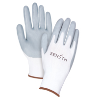 Gants l&eacute;gers enduits et respirants, 9/Grand, R&ecirc;vetement Mousse de nitrile, Calibre 13, Enveloppe en Polyester Seagulf Marine Industries Inc.