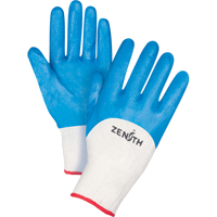 Gants enduits et tricot&eacute;s sans coutures de poids moyen, 7/Petit, R&ecirc;vetement Nitrile, Calibre 13, Enveloppe en Coton Seagulf Marine Industries Inc.