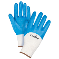 Gants enduits et tricot&eacute;s sans coutures de poids moyen, 9/Grand, R&ecirc;vetement Nitrile, Calibre 13, Enveloppe en Coton Seagulf Marine Industries Inc.