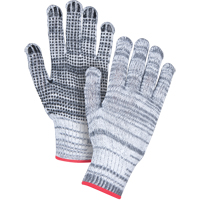 Gants tricot&eacute;s &agrave; pois, Poly/coton, Un c&ocirc;t&eacute;, Calibre 7, Grand Seagulf Marine Industries Inc.