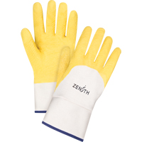 Gants enduits au fini rugueux, 10/T-Grand, R&ecirc;vetement Latex de caoutchouc, Enveloppe en Coton Seagulf Marine Industries Inc.