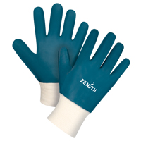 Gants &agrave; poignet en tricot de poids lourd, 11/2T-Grand, R&ecirc;vetement Nitrile, Enveloppe en Coton Seagulf Marine Industries Inc.