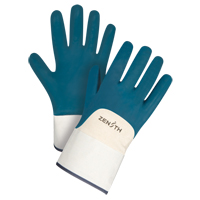 Gants &agrave; poignet de s&eacute;curit&eacute; de poids lourd, 10/T-Grand, R&ecirc;vetement Nitrile, Enveloppe en Coton Seagulf Marine Industries Inc.