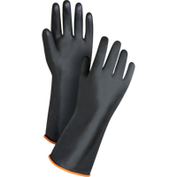 Gants de poids lourd pour la manipulation de produits chimiques, Taille Grand/9, 14" lo, Latex de caoutchouc, 30 mils Seagulf Marine Industries Inc.