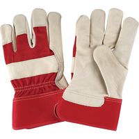 Premium Dry-Palm Fitters Gloves, Large, Grain Cowhide Palm, Cotton Inner Lining Seagulf Marine Industries Inc.