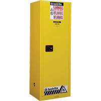 Sure-Grip&reg; EX Slimline Flammable Safety Cabinet, 22 gal., 1 Door, 23.25" W x 65" H x 18" D Seagulf Marine Industries Inc.