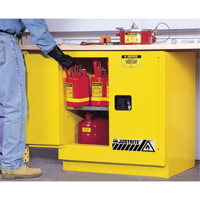 Sure-Grip&reg; EX Undercounter Flammable Safety Cabinet, 22 gal., 2 Door, 35" W x 35" H x 22" D Seagulf Marine Industries Inc.