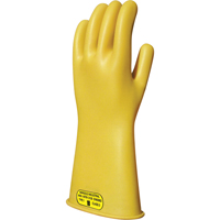 Yellow Natural Rubber Insulating Gloves, ASTM Class 2, Size 8, 16" L Seagulf Marine Industries Inc.