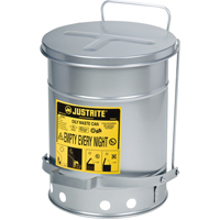 Contenants pour d&eacute;chets huileux, Homologu&eacute; FM/List&eacute; UL, 6 gal. US, Argent Seagulf Marine Industries Inc.