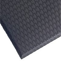 Tapis Cushion Max, Losange, 3' x 5' x 5/8", Charbon, Nitrile/PVC Seagulf Marine Industries Inc.