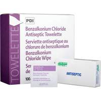 Lingettes antiseptiques au chlorure de benzalkonium, Serviette, Antiseptique Seagulf Marine Industries Inc.