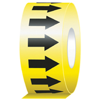 Directional Flow Arrow Tapes, 104', Black on Yellow Seagulf Marine Industries Inc.