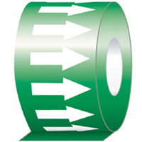 Directional Flow Arrow Tapes, 108', White on Green Seagulf Marine Industries Inc.