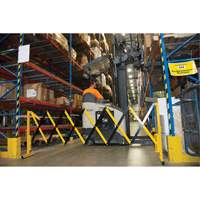 Expandable Barrier, 37" H x 11' L, Black/Yellow Seagulf Marine Industries Inc.