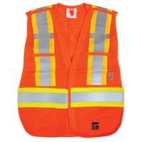 Veste d&eacute;tachable Open Road, Orange haute visibilit&eacute;, Polyester Seagulf Marine Industries Inc.