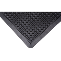 Anti-Fatigue Dome Matting, Bubbled, 2' x 3' x 1/2", Black, Rubber Seagulf Marine Industries Inc.