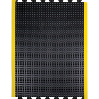 Anti-Fatigue Dome Matting, Bubbled, 3' x 4' x 1/2", Black, Rubber Seagulf Marine Industries Inc.