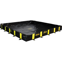 Bermes Rigid-Lock QuickBerm, Capacit&eacute; 475 gal. US, 8' la x 8' lo x 12" h, Paroi &agrave; piquets Seagulf Marine Industries Inc.