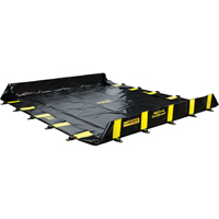 Bermes Rigid-Lock QuickBerm, Capacit&eacute; 745 gal. US, 10' la x 10' lo x 12" h, Paroi &agrave; piquets Seagulf Marine Industries Inc.