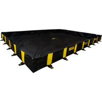 Bermes Rigid-Lock QuickBerm, Capacit&eacute; 2390 gal. US, 16' la x 20' lo x 12" h, Paroi &agrave; piquets Seagulf Marine Industries Inc.